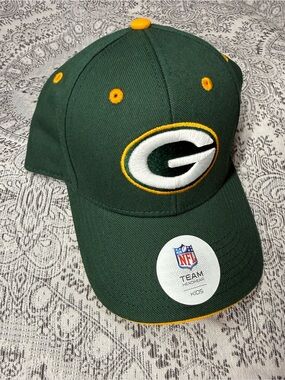 NFL Dark Green & Gold Green Bay Packers Cap - Kids